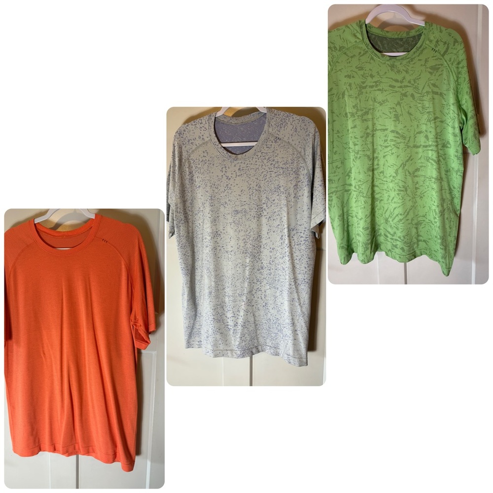 Lululemon 3pz  Shirt Mens,  Movement Is Medicine Performance Gym Sz XL.

Ñ